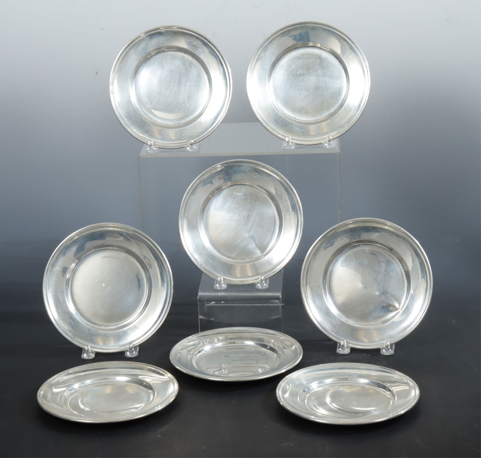 8 Gorham Sterling Silver Bread Plates (1 of 4)