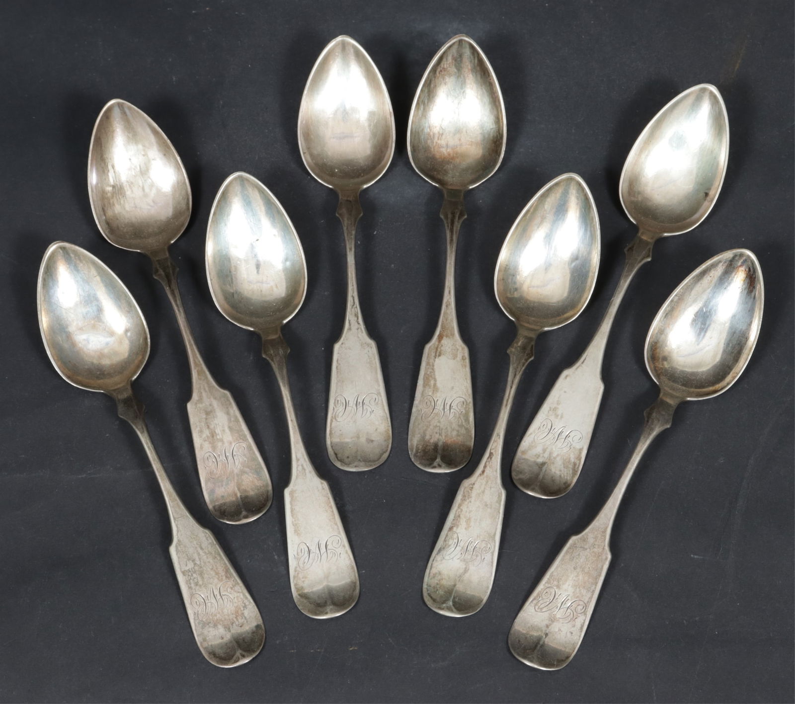 Group of 8 R&W Wilson Coin Silver Spoons (1 of 5)
