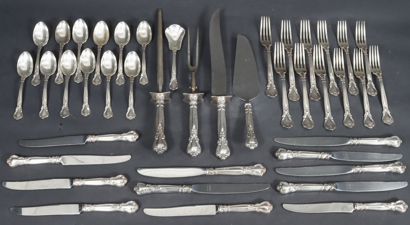 Gorham Chantilly Sterling Silver Flatware (1 of 9)