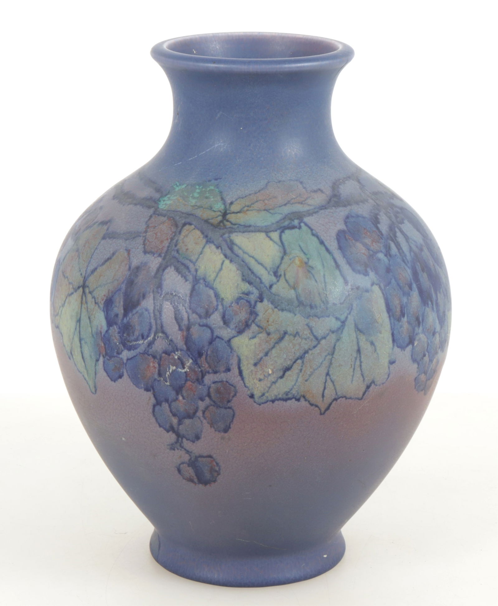 Louise Abel for Rookwood Violet Pottery Vase: Louise Abel for Rookwood Violet Pottery Vase, impressed XXVI 2913-B Dimensions: 11.25" H