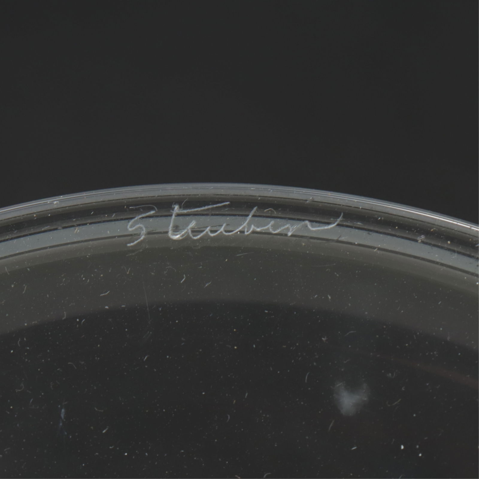 Four Steuben Glass Teardrop Candlesticks - 2