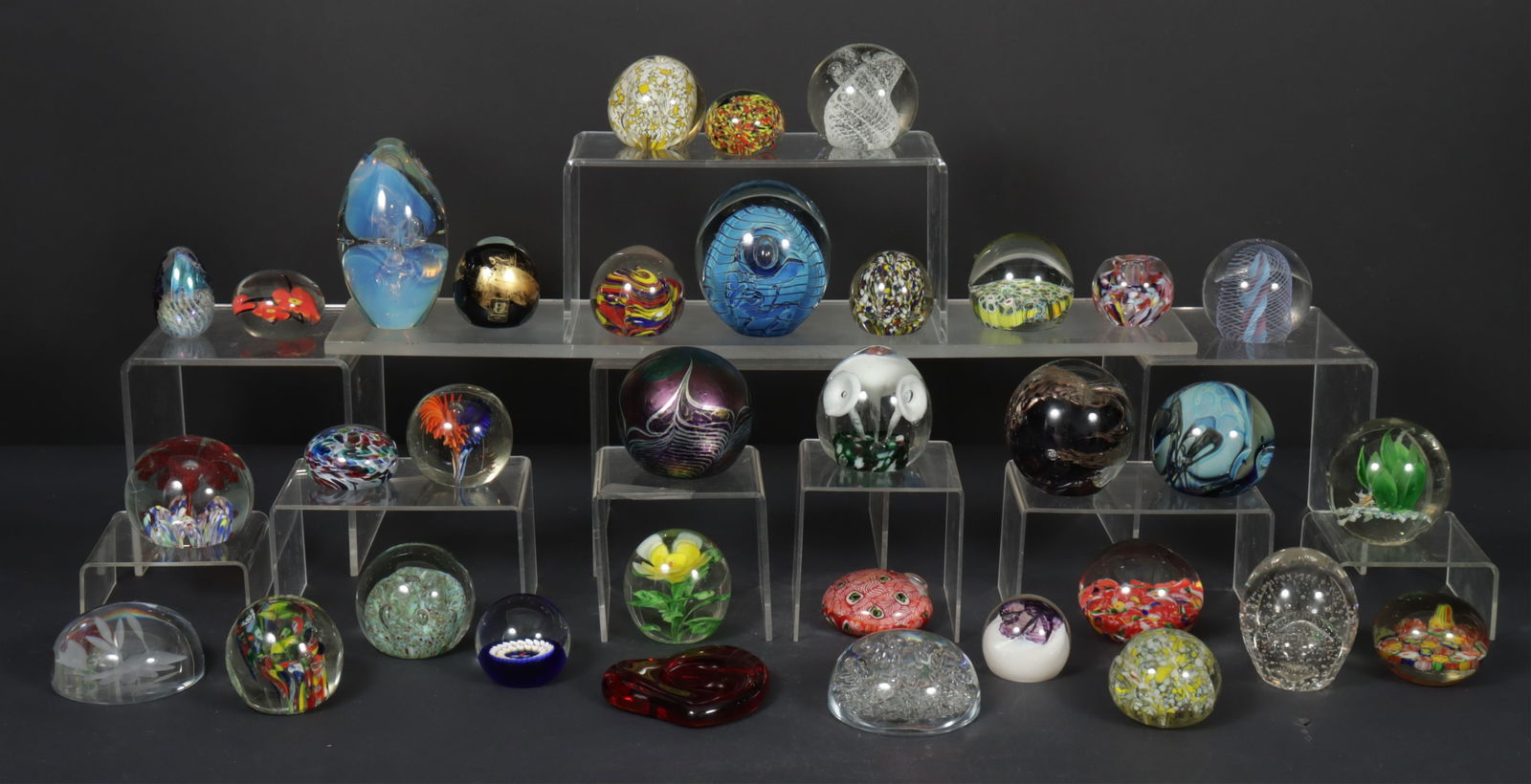 Collection of Paperweights, 20th C (1 of 10)