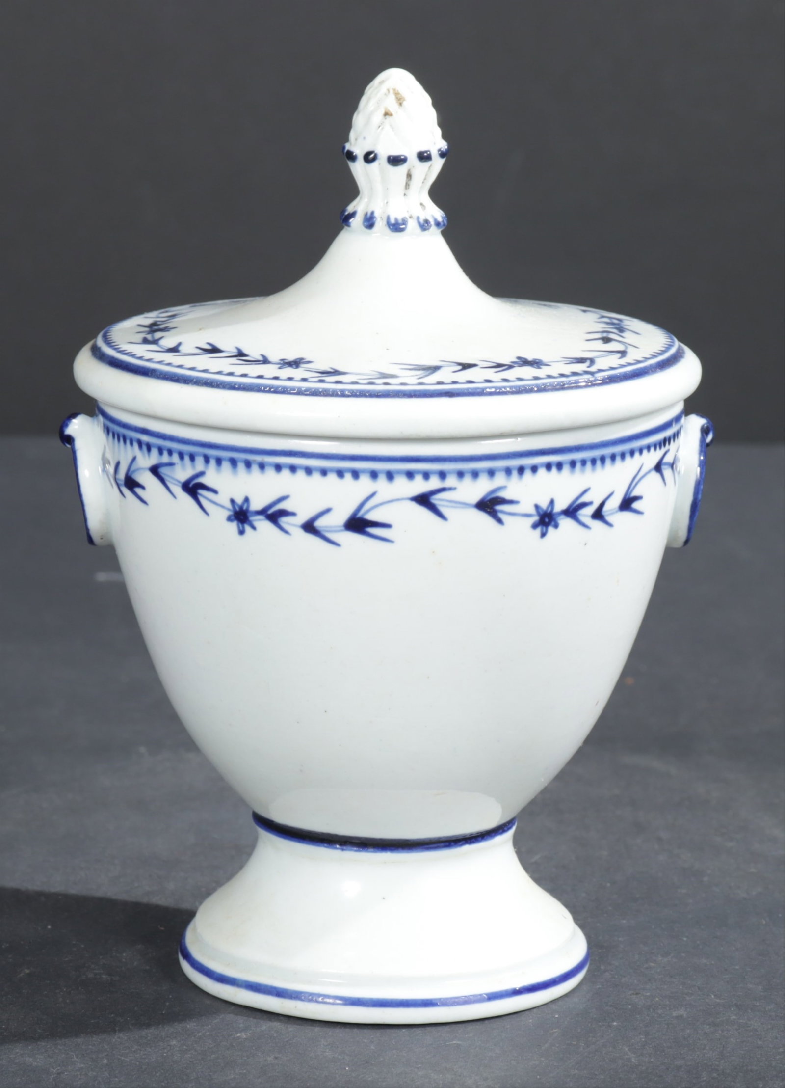 Tournai Porcelain Sugar Bowl: Tournai Porcelain Sugar Bowl Dimensions: 5.5" H