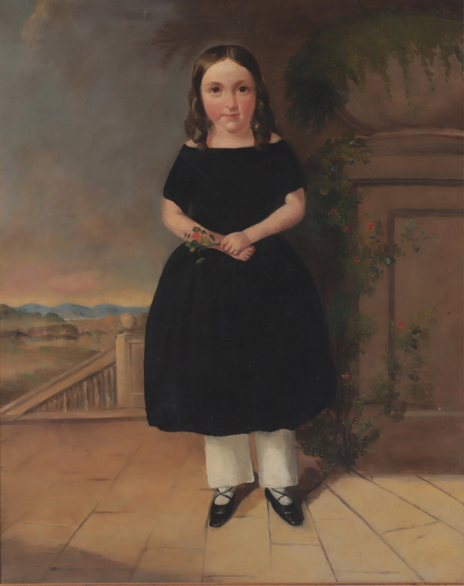 Continental School - Portrait of a Young Girl O/C (1 of 7)