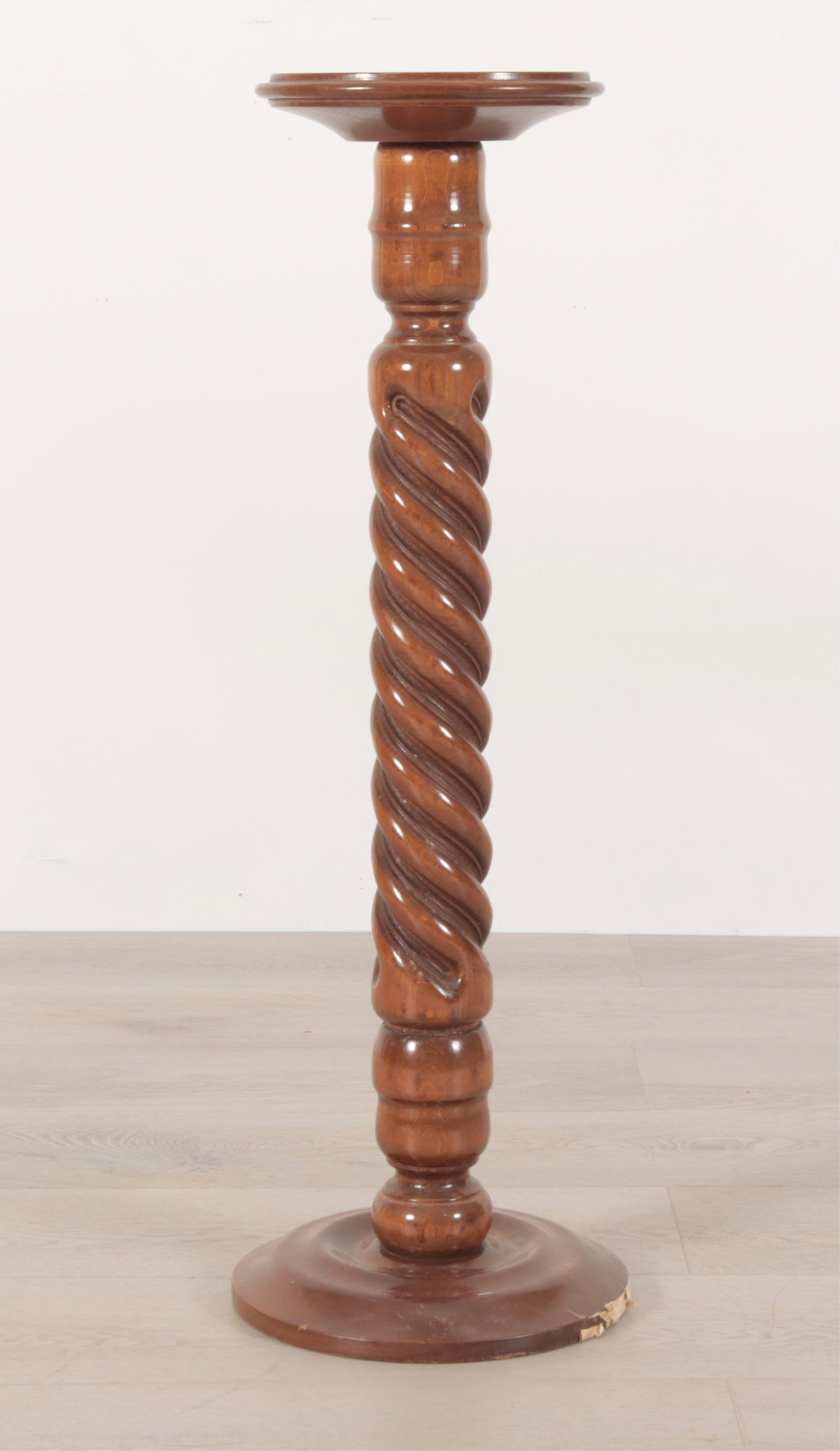 Classical Style Mahogany Barley Twist Pedestal (1 of 5)