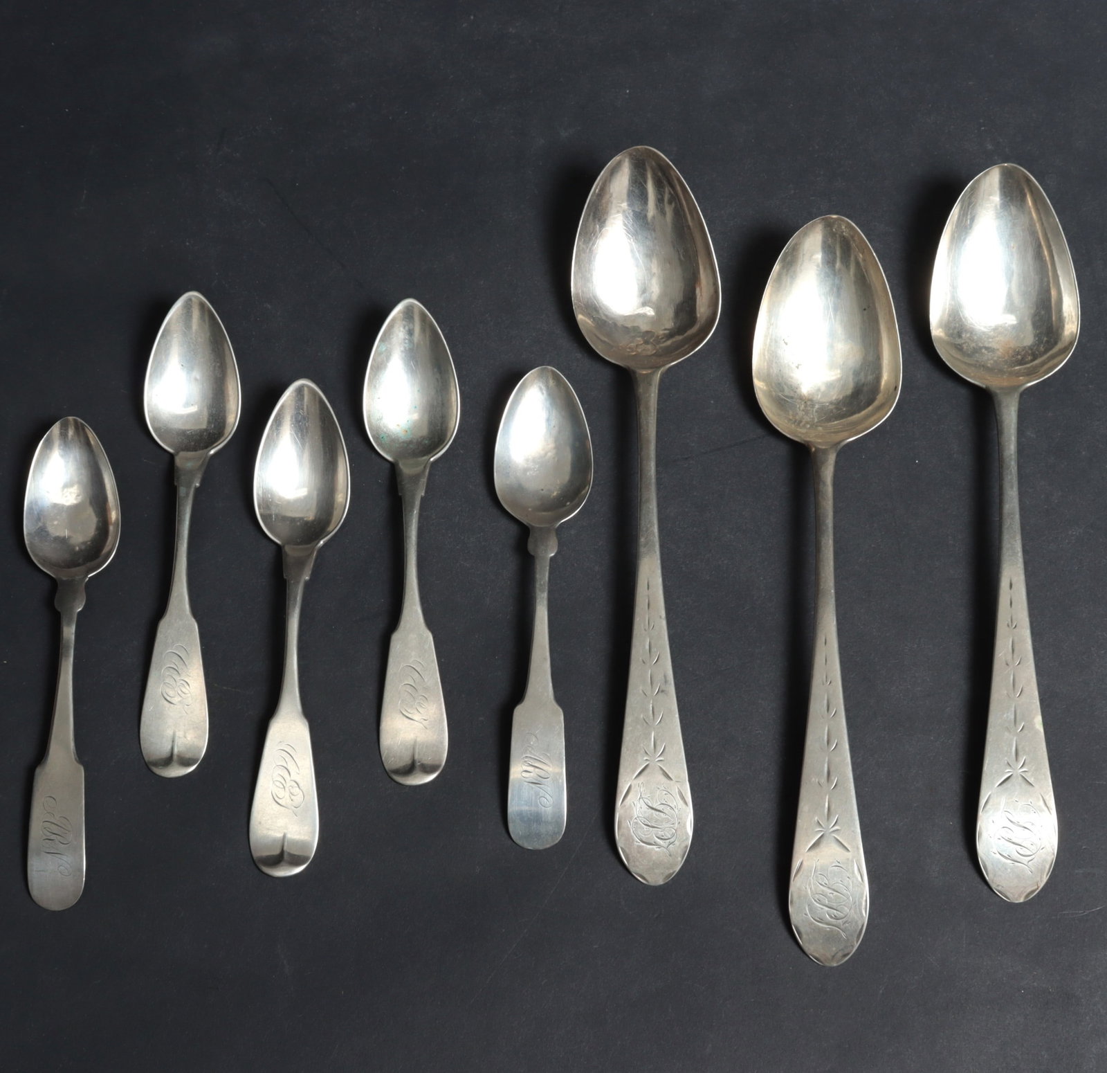 Group of Coin Silver Spoons (1 of 7)