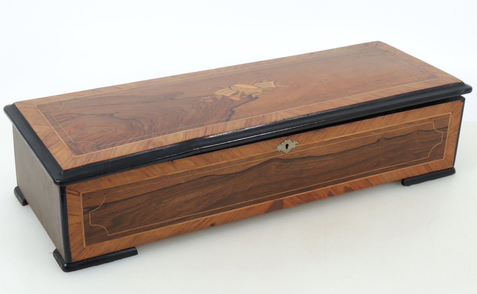 Le Coultre Inlaid Swiss Cylinder Music Box (1 of 10)