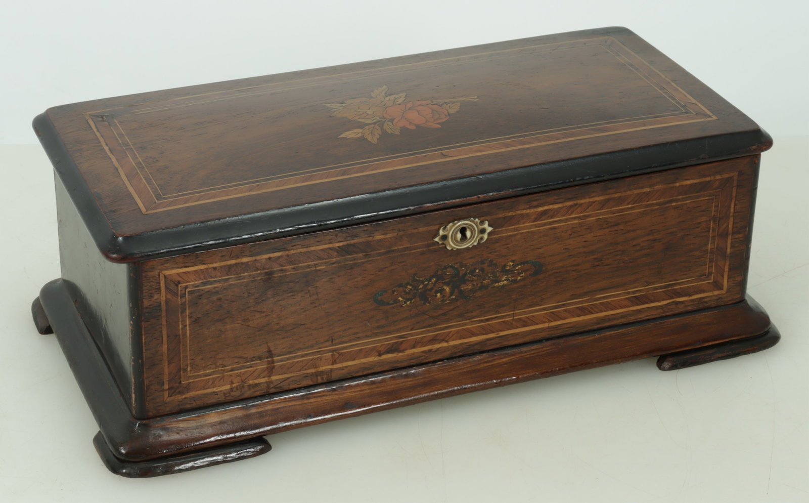 Mermod Freres Inlaid Swiss Cylinder Music Box (1 of 11)