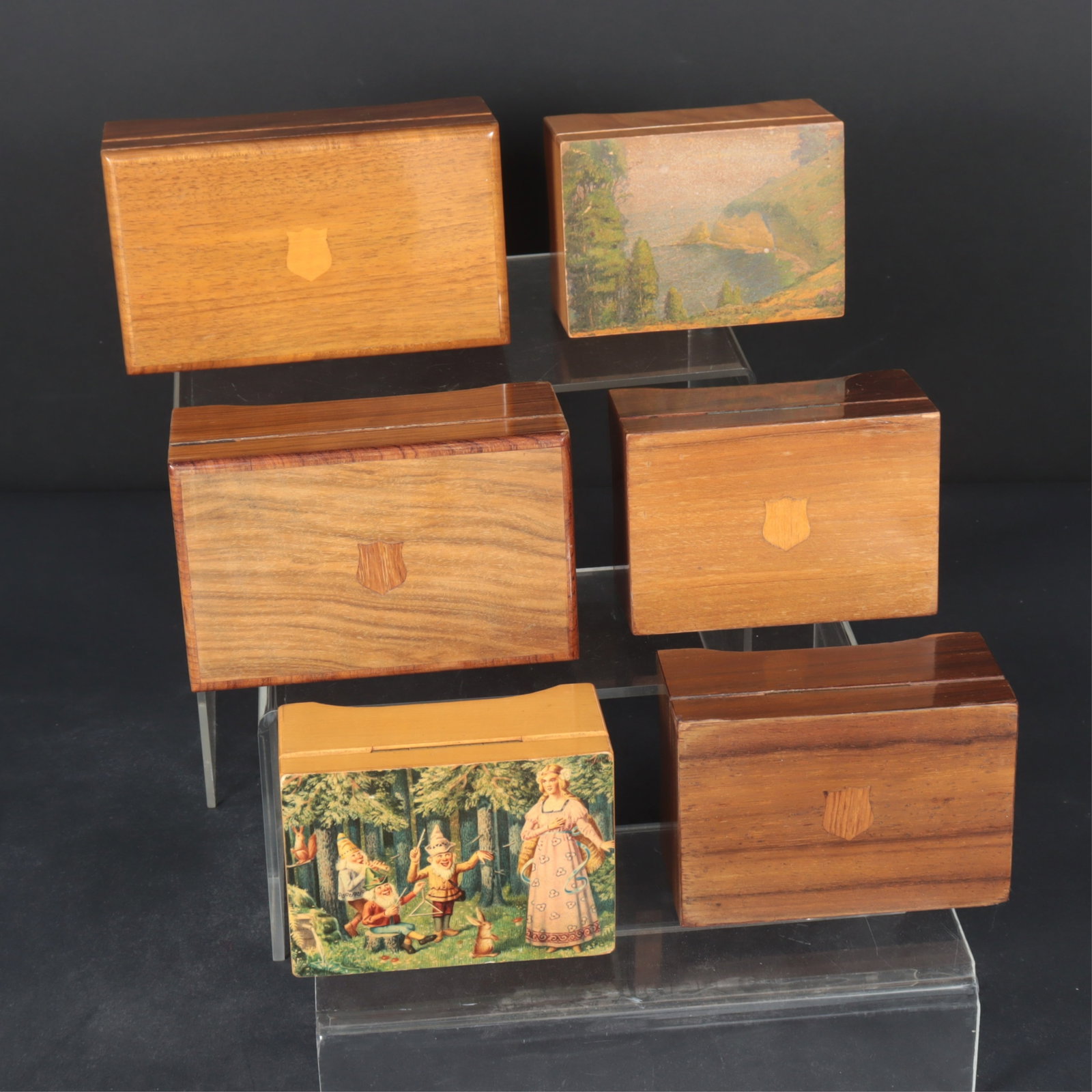 Six Thorens Swiss Cylinder Music Boxes (1 of 11)