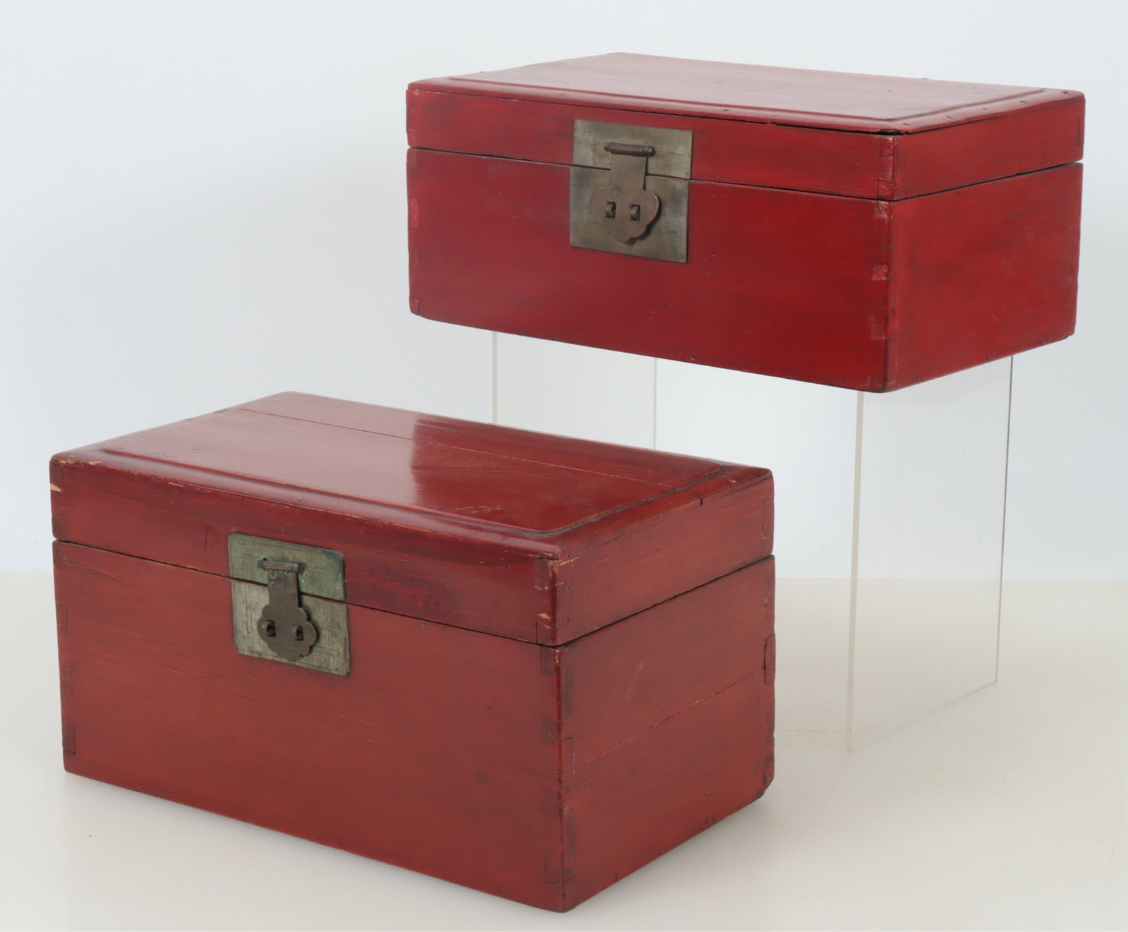 Three Chinese Lacquer Boxes - 9