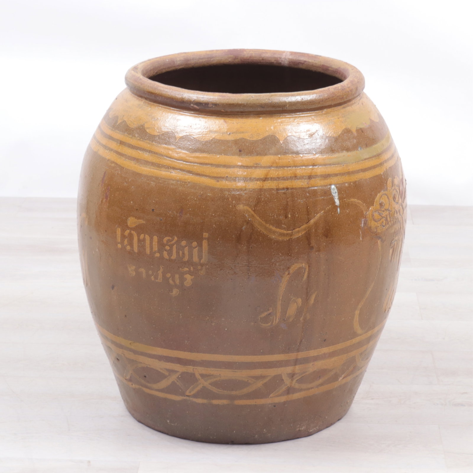 Large South East Asian Pottery Dragon Storage Jar (1 of 6)