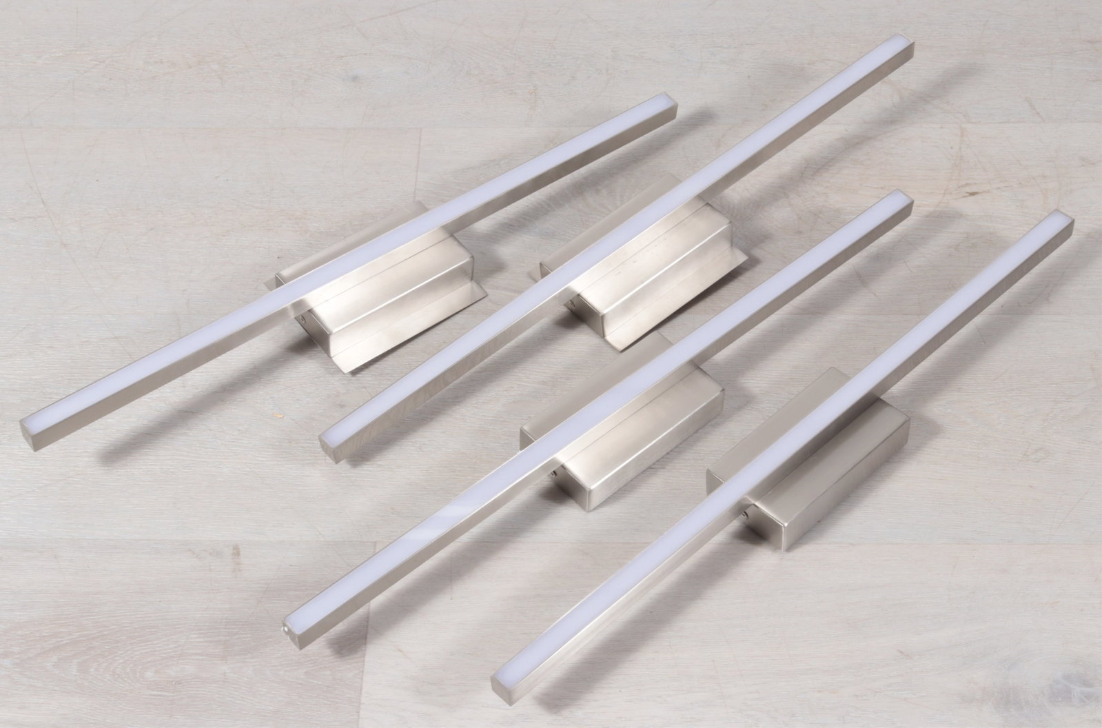 Barlow Brushed Metal Vanity Lamps (1 of 3)