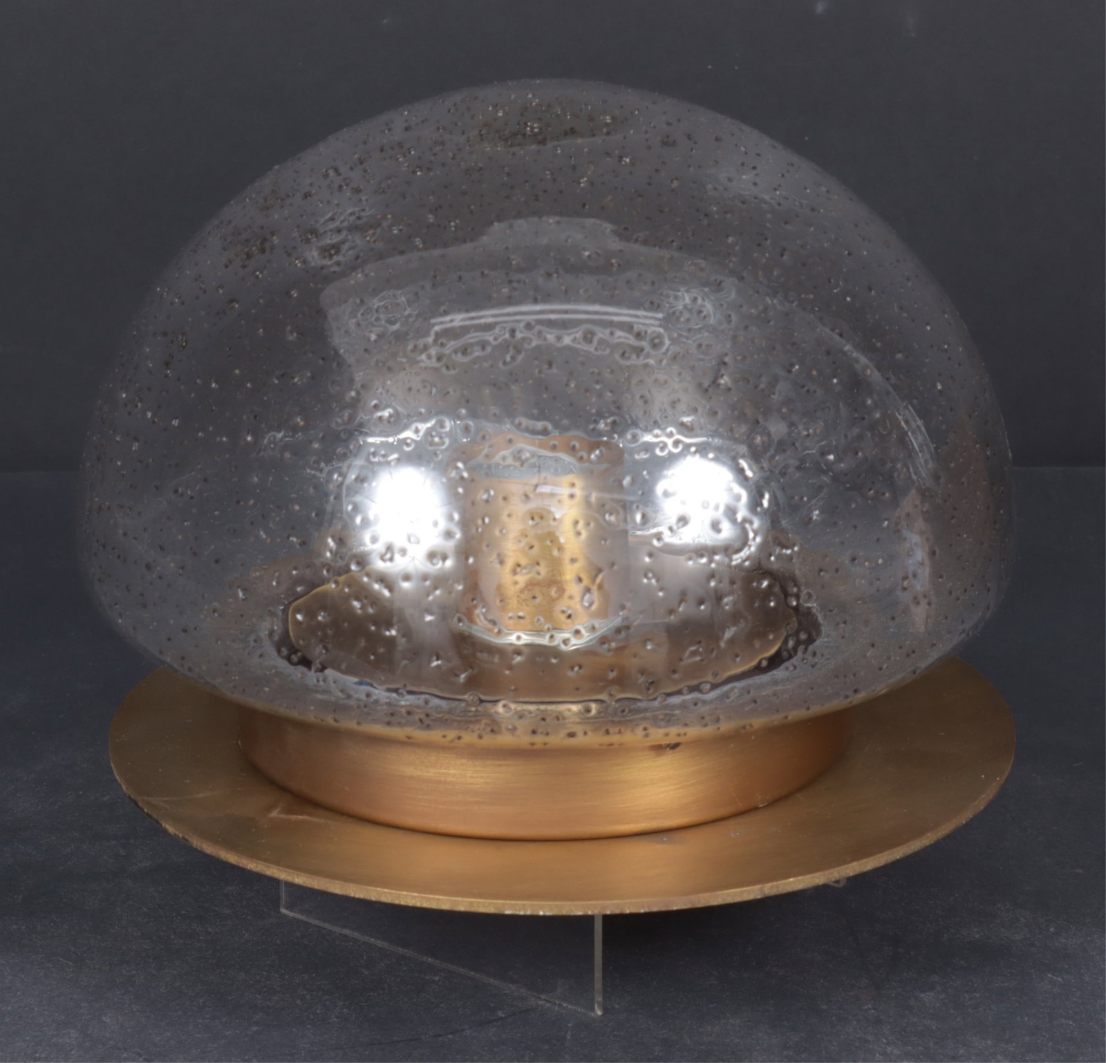 German Mid-Century Bubble Glass Ceiling Fixture (1 of 5)