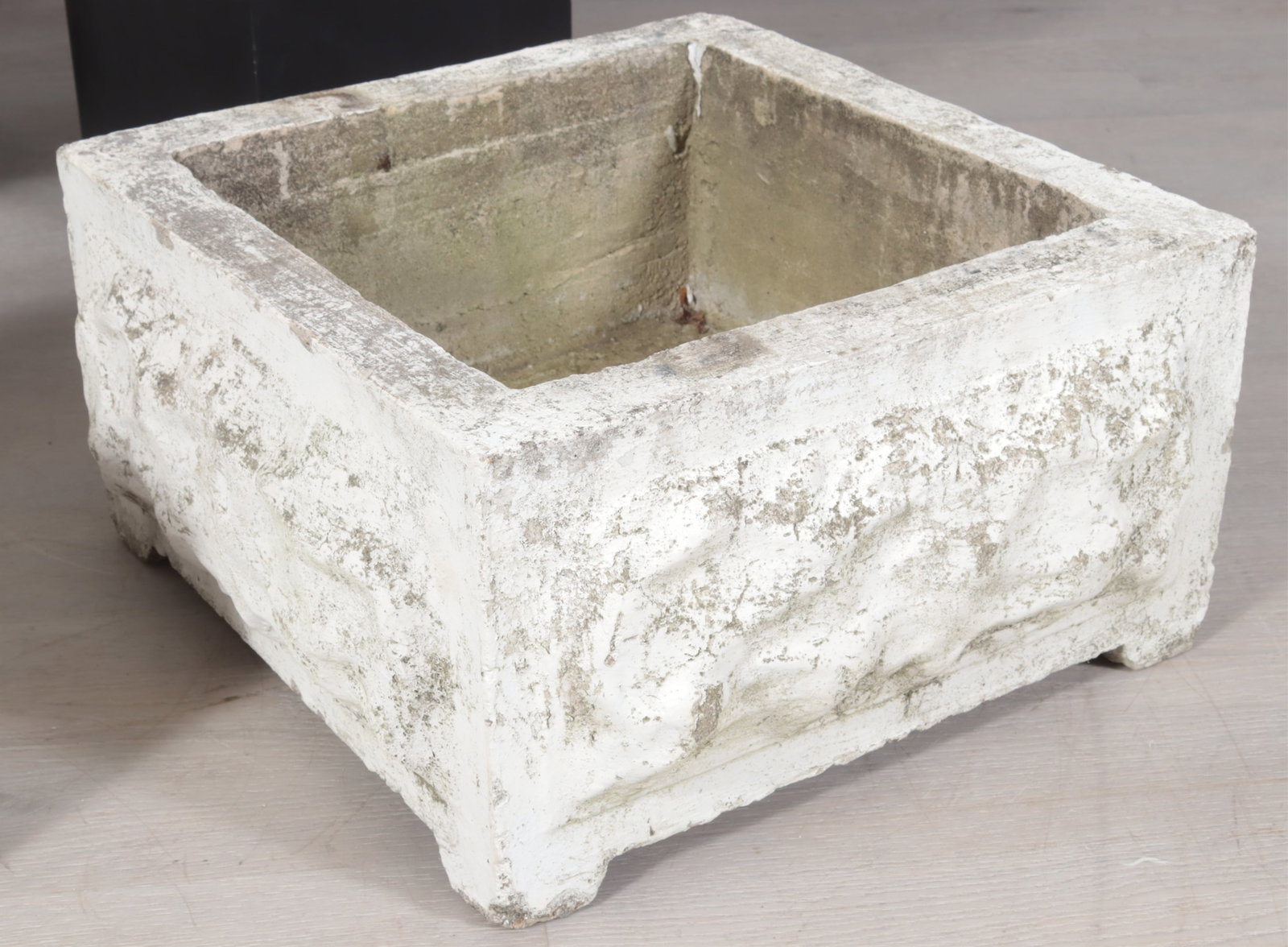 Four Rusticated Cast Cement Planters - 5