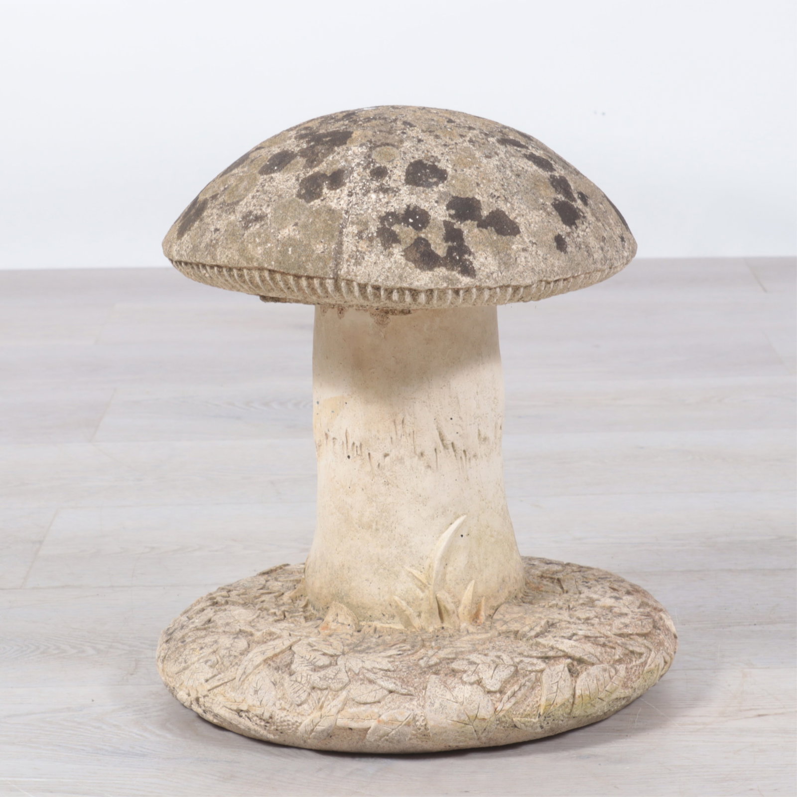 Cast Cement Mushroom Stool - 2