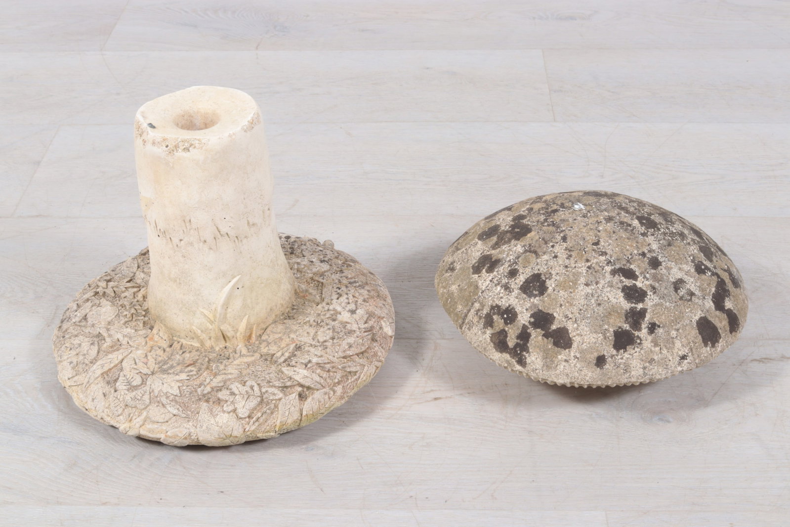 Cast Cement Mushroom Stool - 5