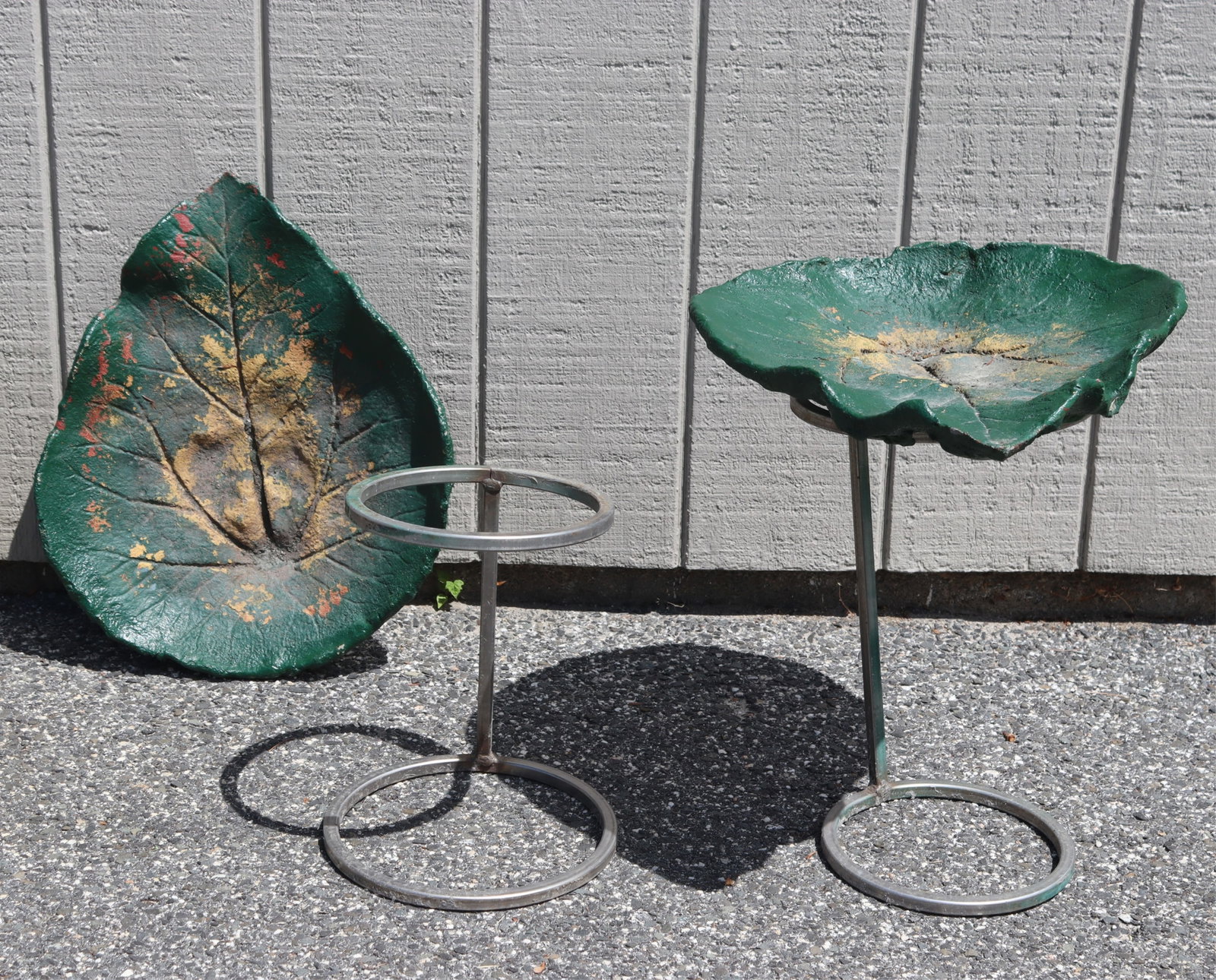 Cast Cement Leaf Form Tables - 5