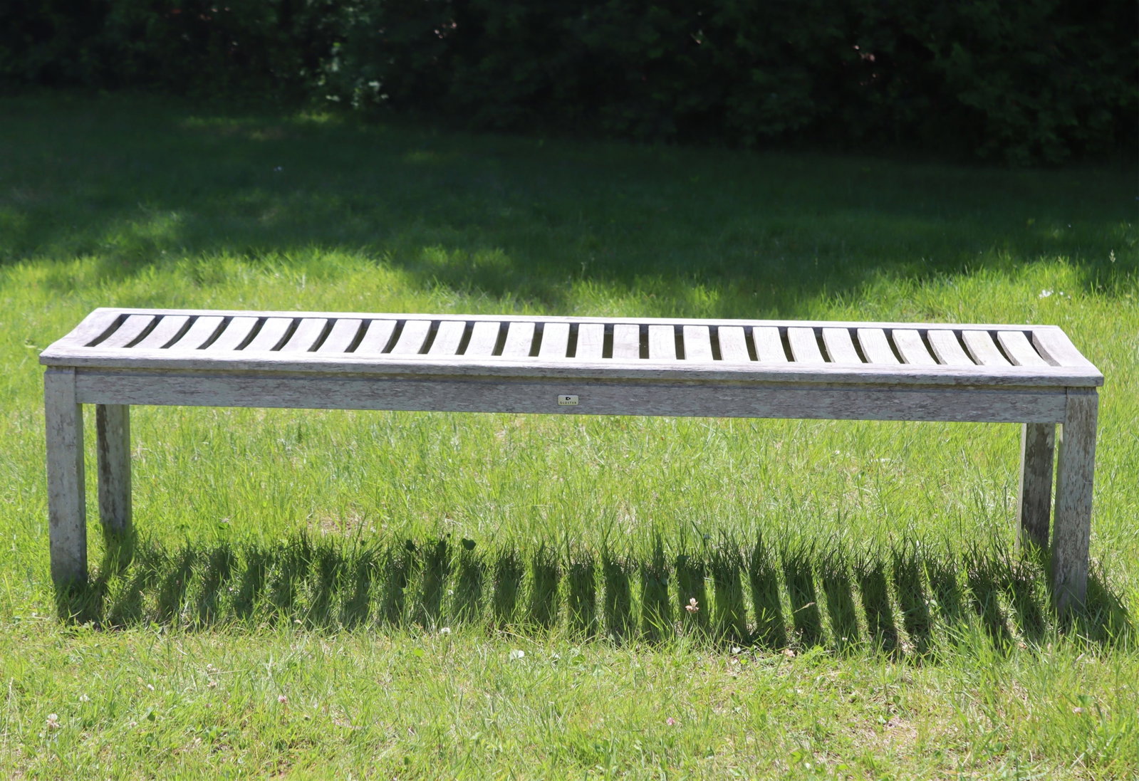 Gloster Teak Slatted Patio Bench (1 of 7)