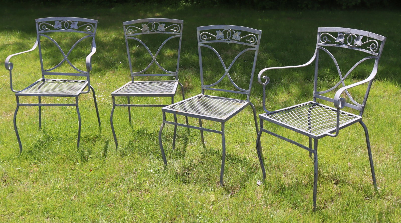 Four Salterini Style Iron Chairs (1 of 8)