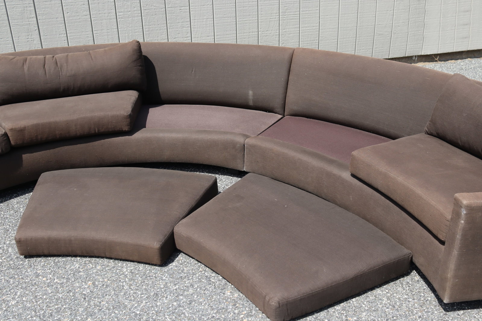 Milo Baughman Style Sectional Sofa - 5