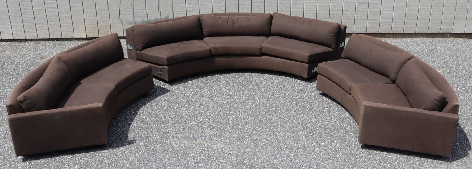Milo Baughman Style Sectional Sofa - 6
