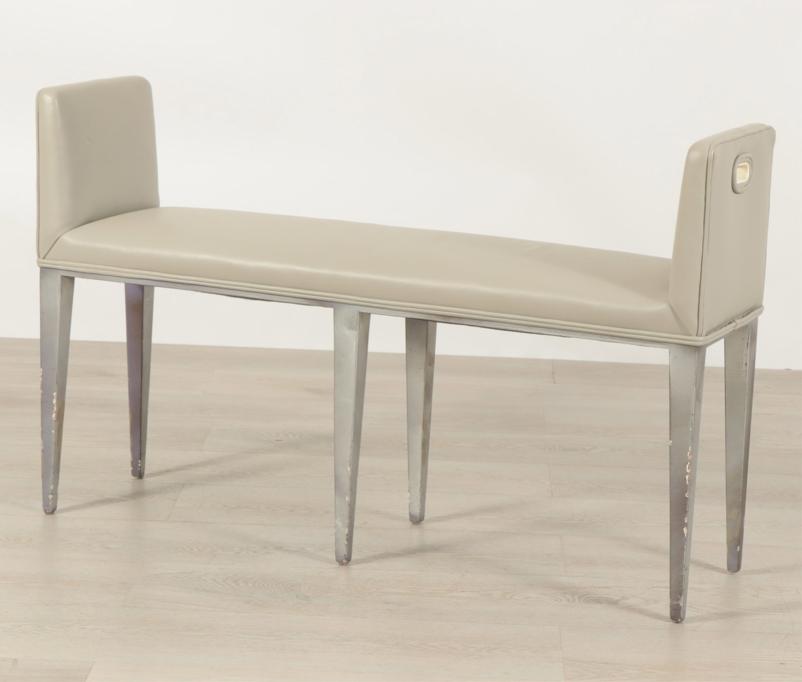 Mid-Century Silvered Window Bench (1 of 10)