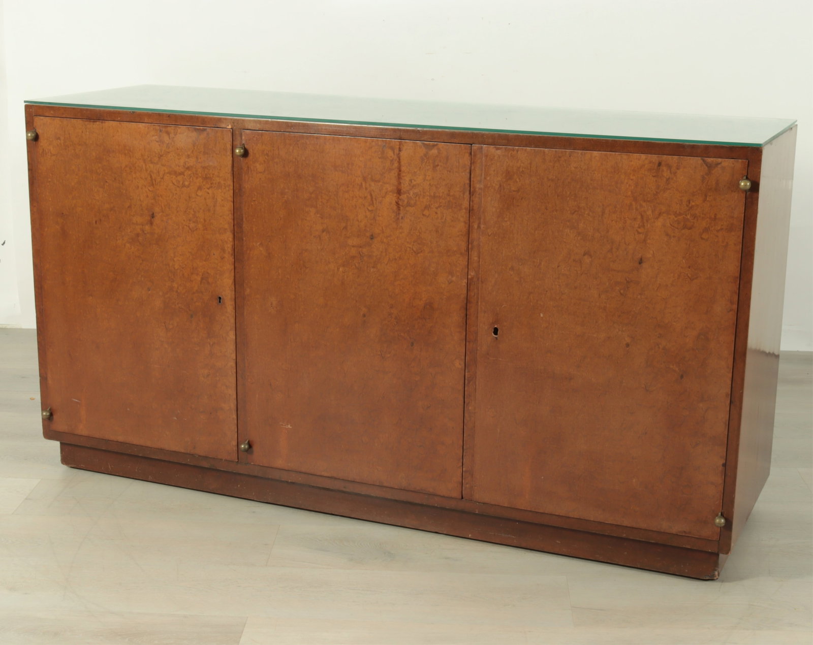 Mid-Century Modern Mahogany Buffet, c 1960: Mid-Century Modern Mahogany Buffet, c 1960 Dimensions: 34" H x 63.75" W x 20.5" D