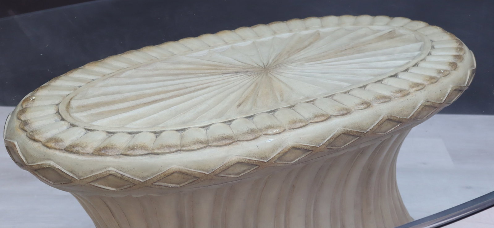 Classical Style Resin Dining Table - 7