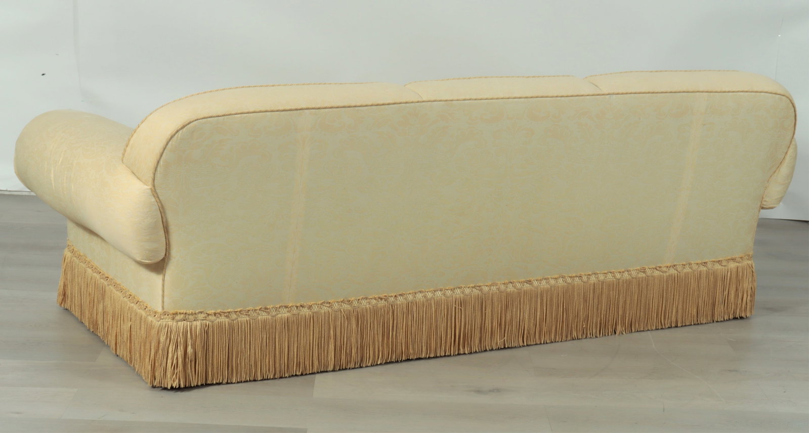Custom Damask Upholstered Sofa - 5