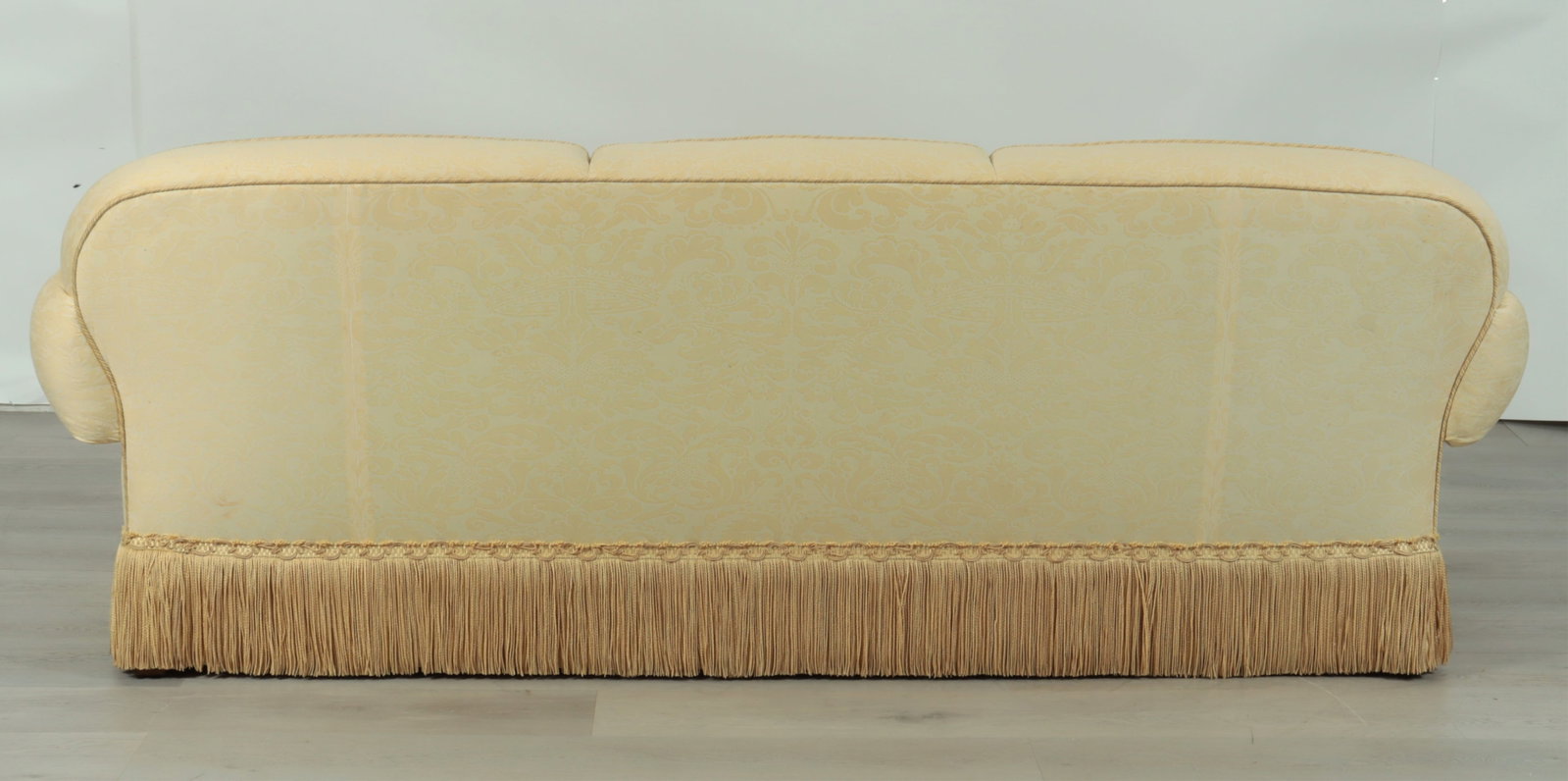 Custom Damask Upholstered Sofa - 5