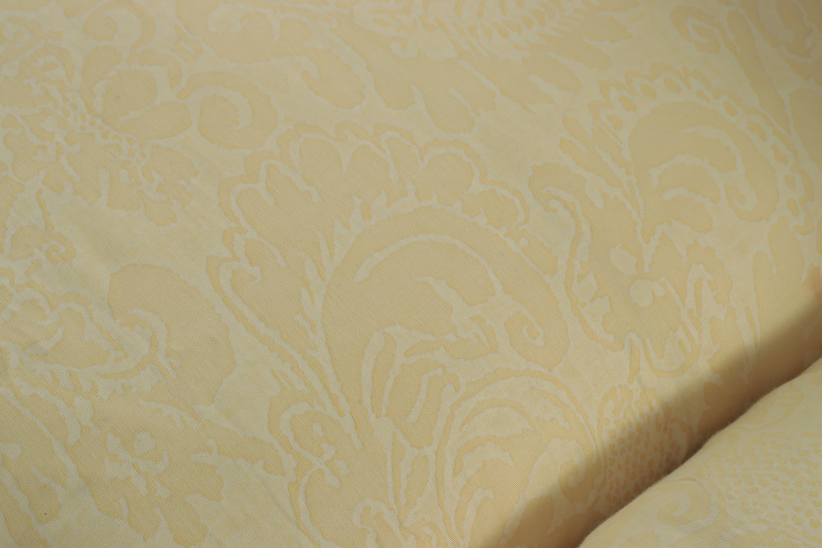 Custom Damask Upholstered Sofa - 7