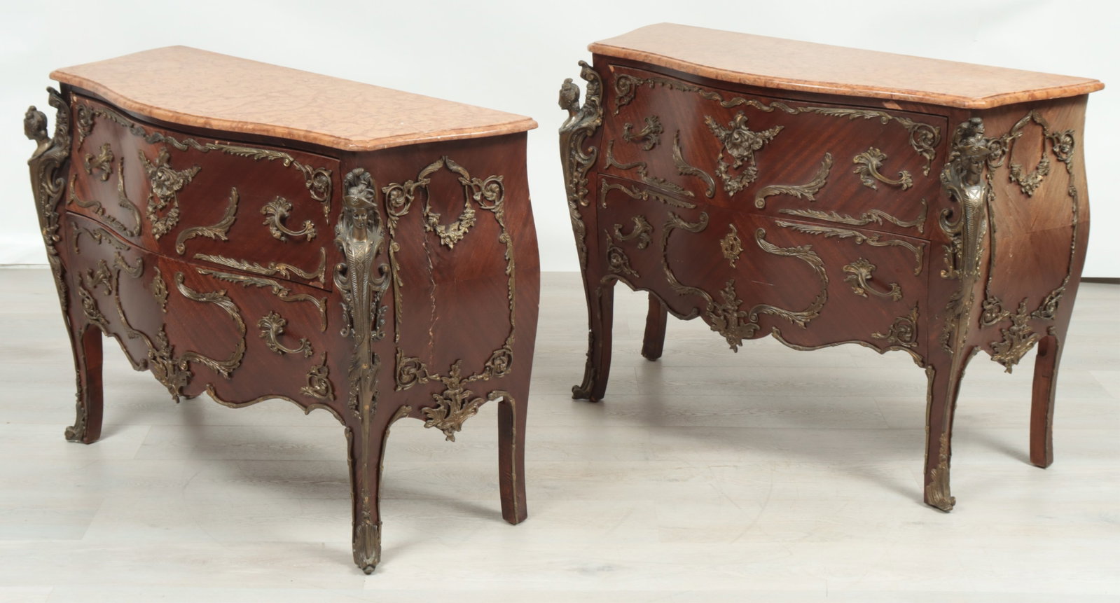 Louis XV Style Commodes - 2