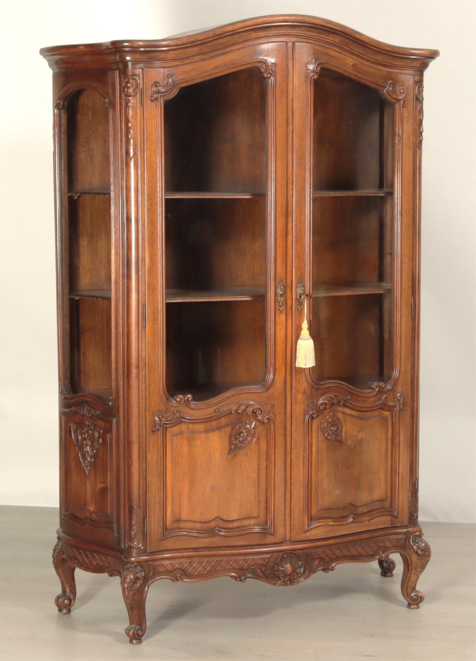 Louis XV Style Vitrine Armoire (1 of 9)