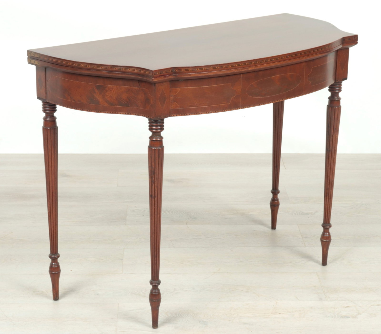 Federal Style Inlaid Mahogany Games Table (1 of 10)