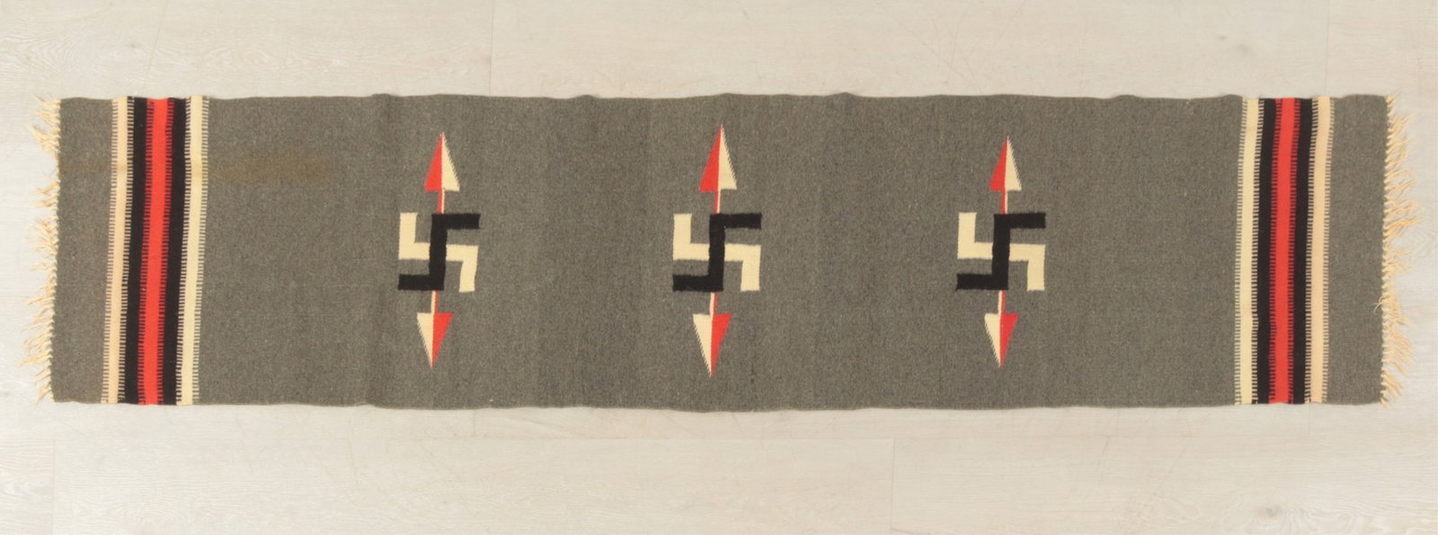 Navajo Granada Whirling Cross Runner Rug 1-5 x 6-3 (1 of 7)