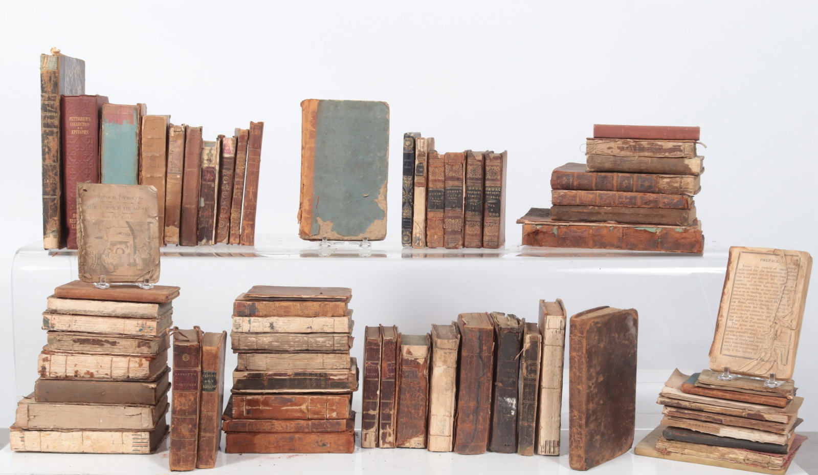 Chapbooks, Early Children's and Early Religious: Group of 59 18th-19th c books. Henry WHIPPLE (publisher). Whimsical incidents, or The power of music, a poetic tale: by a near relation of Old Mother Hubbard. [Salem, Mass.: 1820?]. Wrappers (worn).Ab