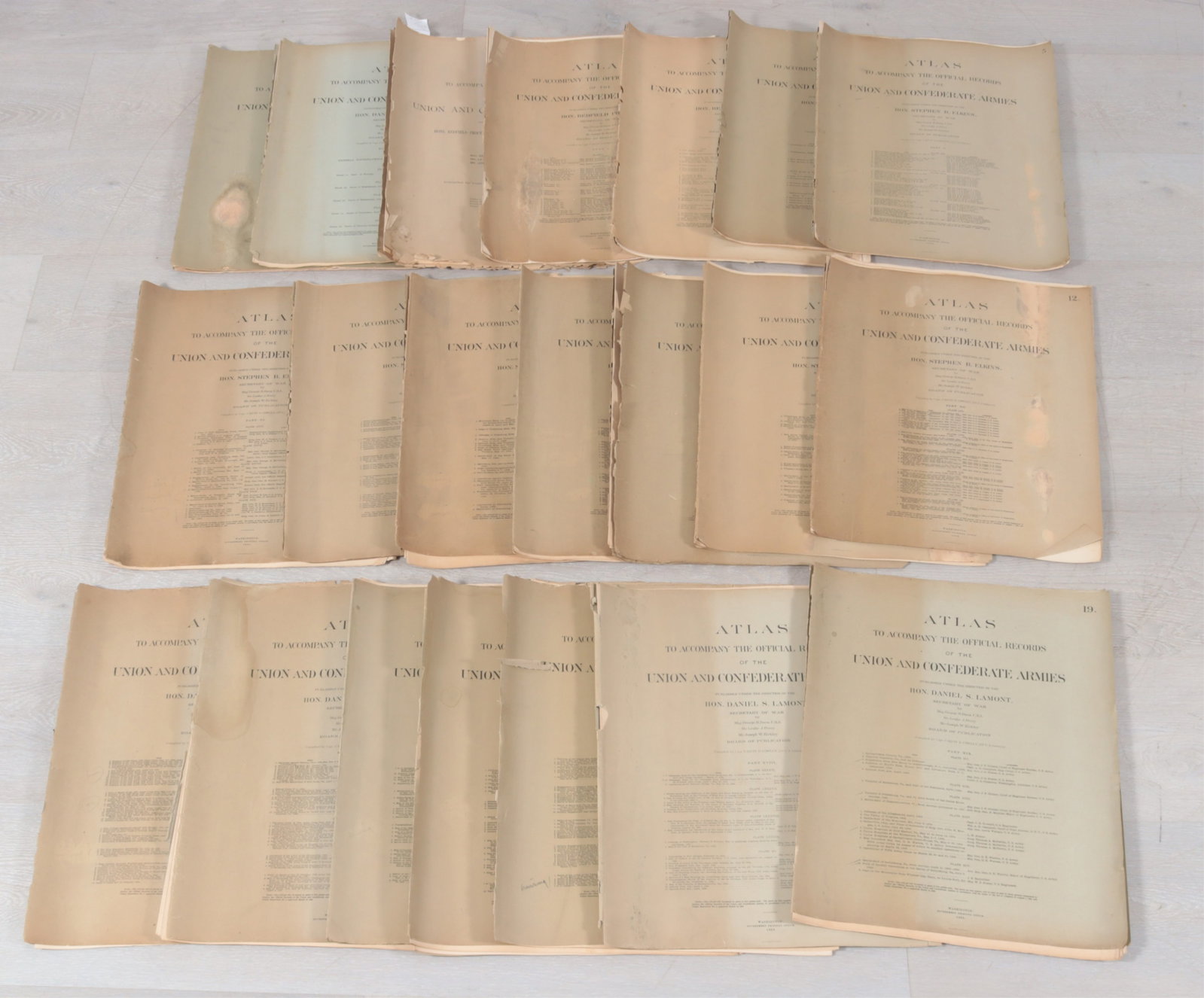 Redfield Proctor, Union & Confederate Armies Atlas (1 of 9)