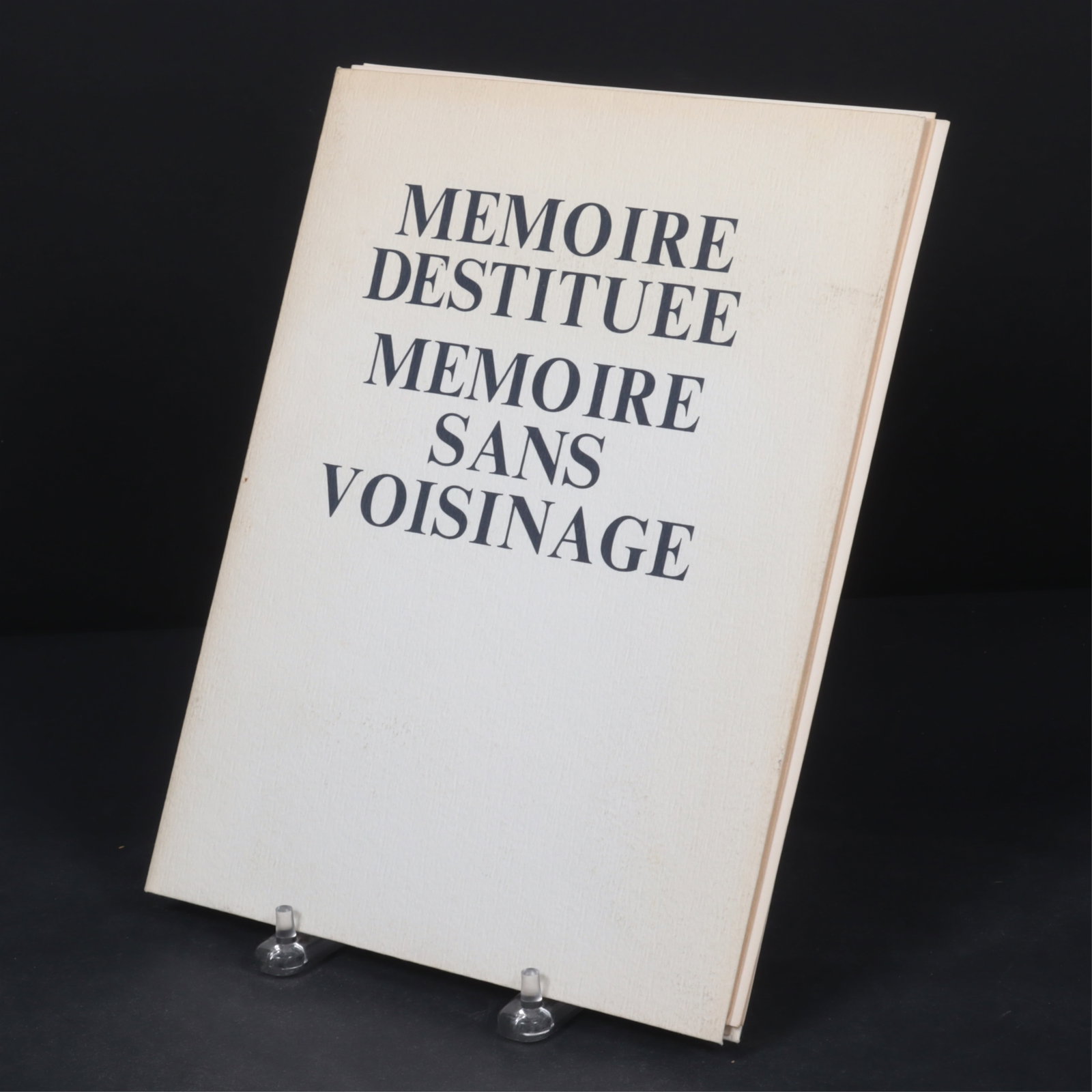 Iaroslav Serpan - Memoire Destituee (Inscribed) (1 of 7)