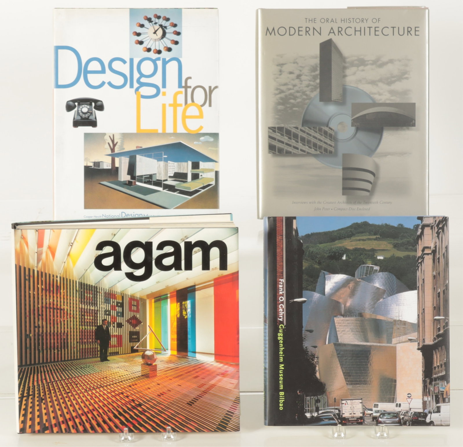 Modern Design Books, 4 Vols: Four volumes on Modern Design, comprising: "The Oral History of Modern Architecture: Interviews with The Greatest Architects of the 20th Century" by John Peter (CD enclosed) (Harry N. Abrams, 1994); "