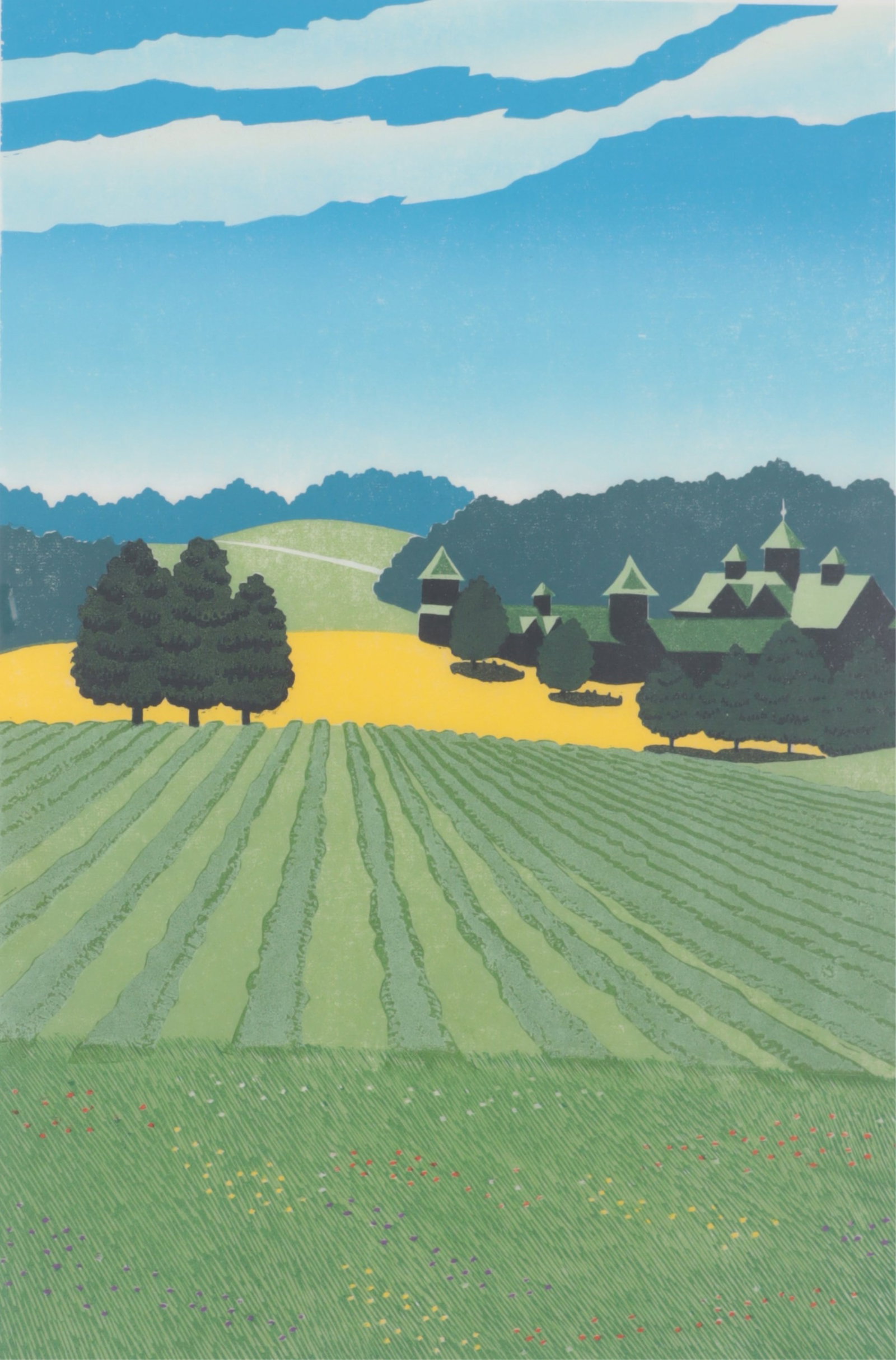 Sabra Field - Farm Barn - Artists Proof (1 of 6)