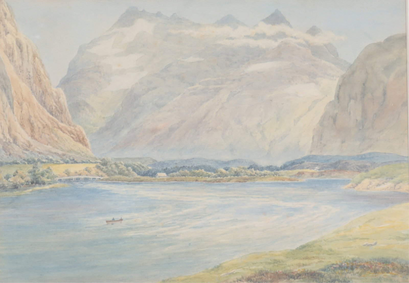 19th C Scandinavian School Landscape W/C (1 of 9)