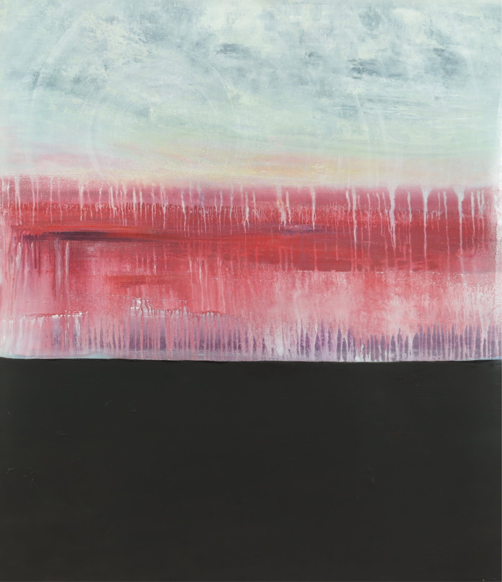 The Springs Artist Colony - Black & Red Abstract (1 of 6)