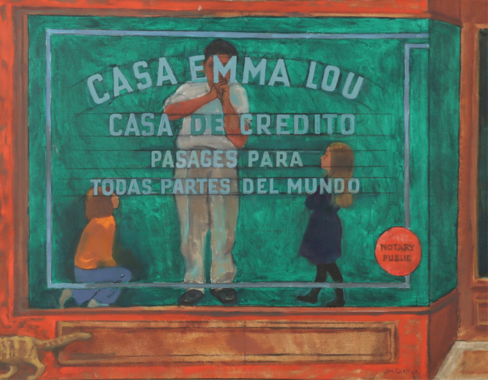 Joe Lasker - "Casa Emma Lou" O/C (1 of 12)