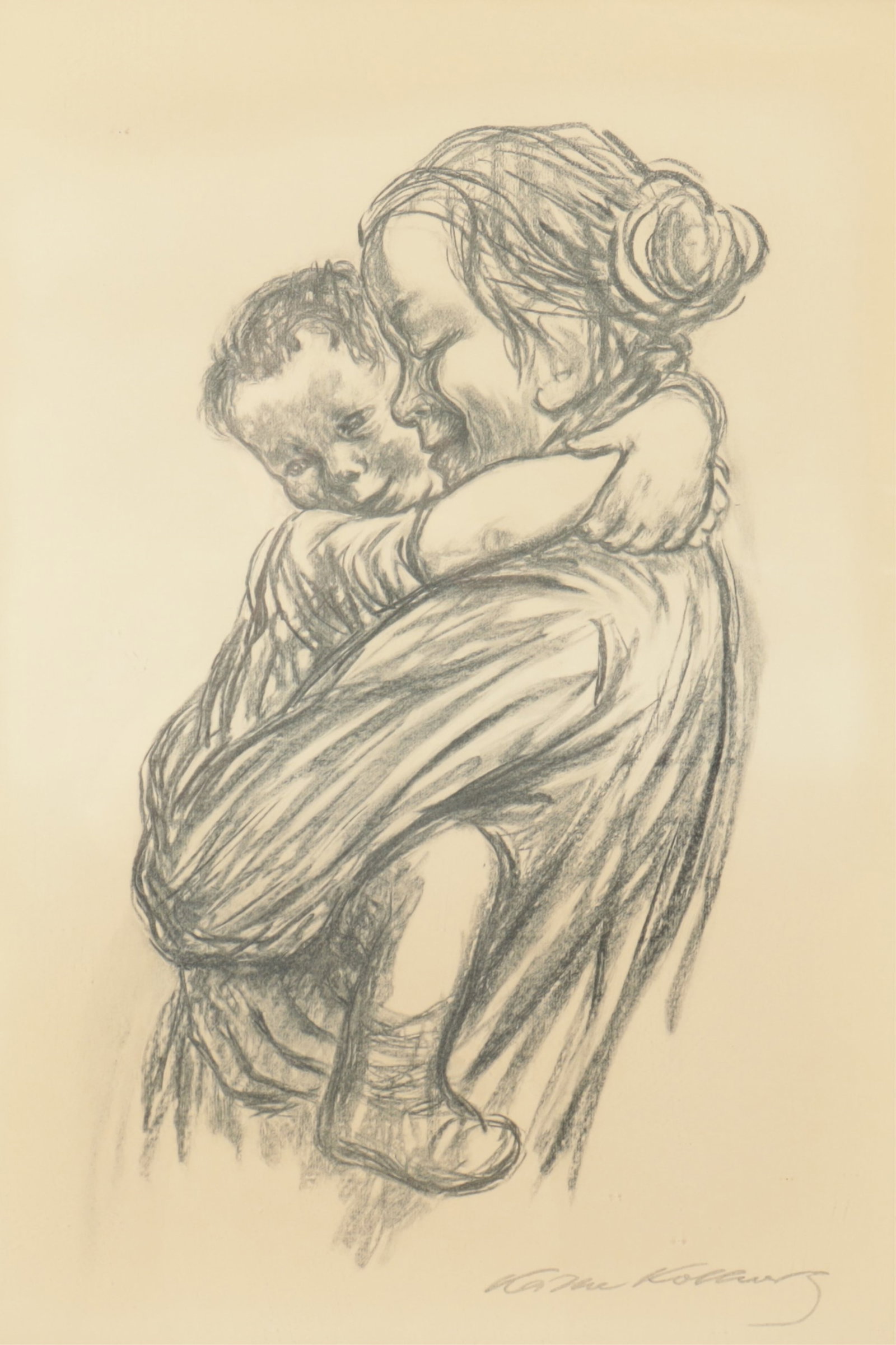 Kathe Kollwitz - Mother and Child - Lithograph (1 of 7)