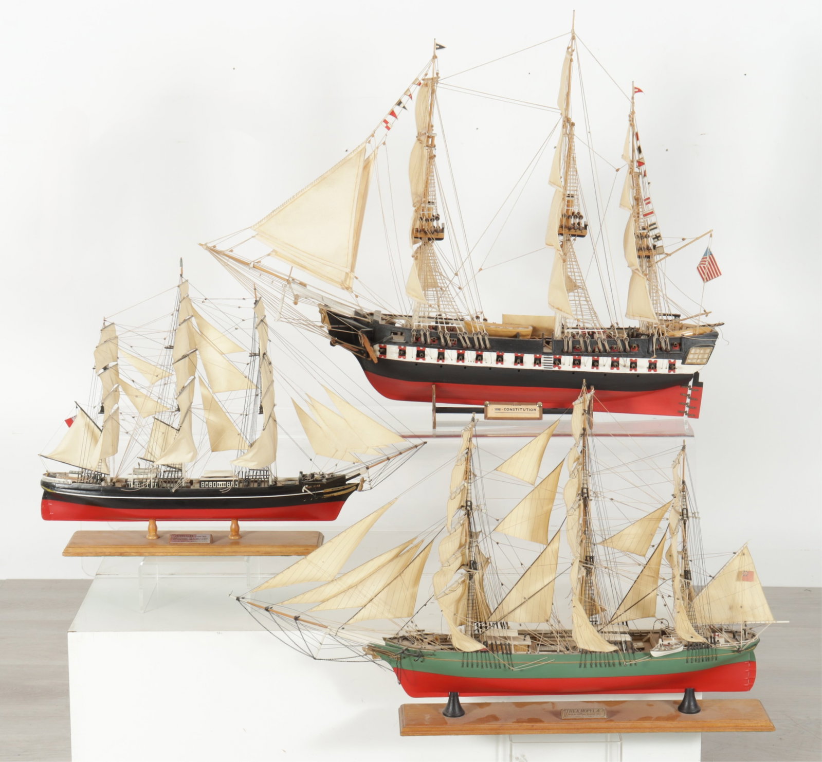 Three 20th C. Ship Models (1 of 13)