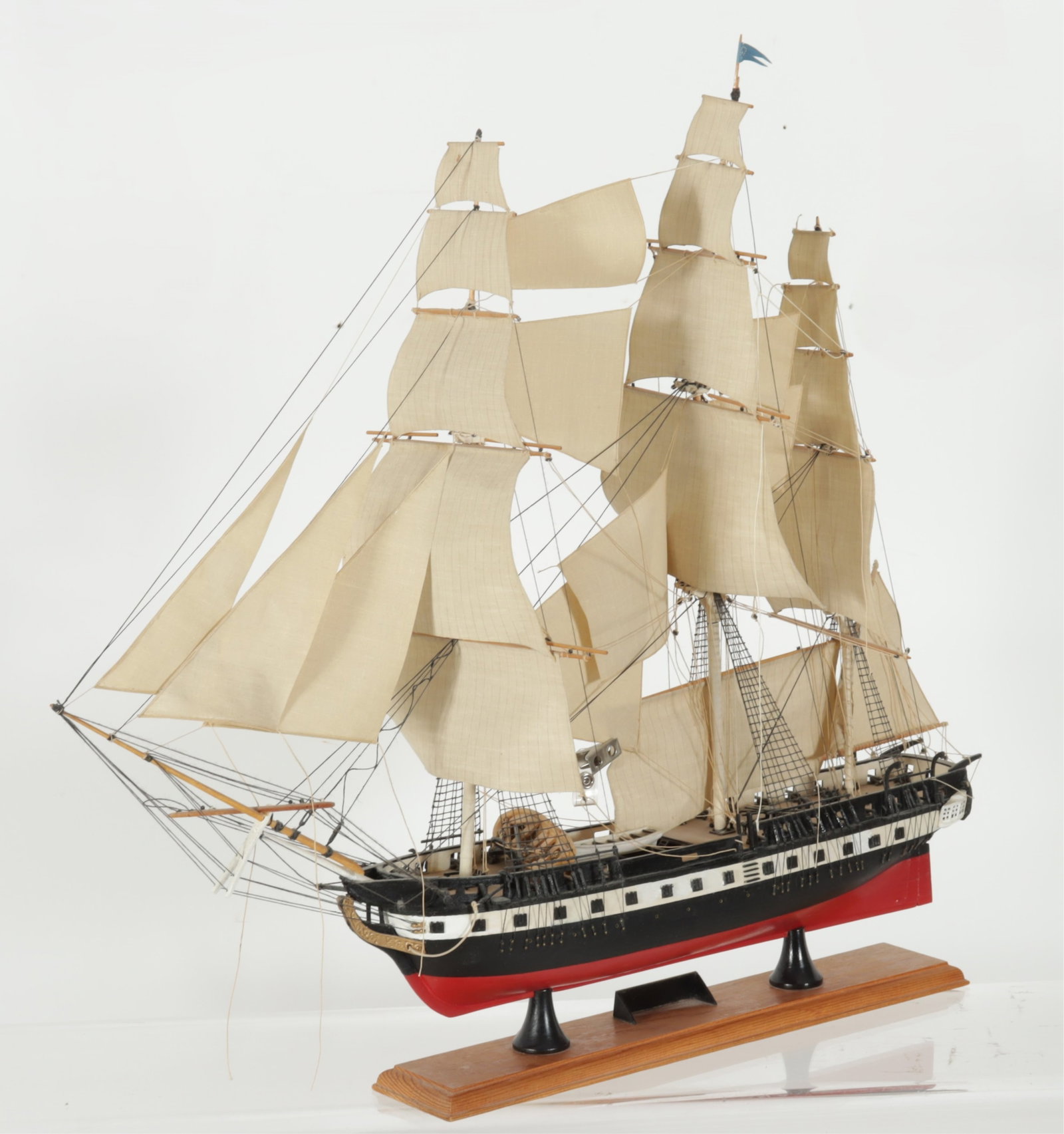 Four 20th C. Ship Models - 5