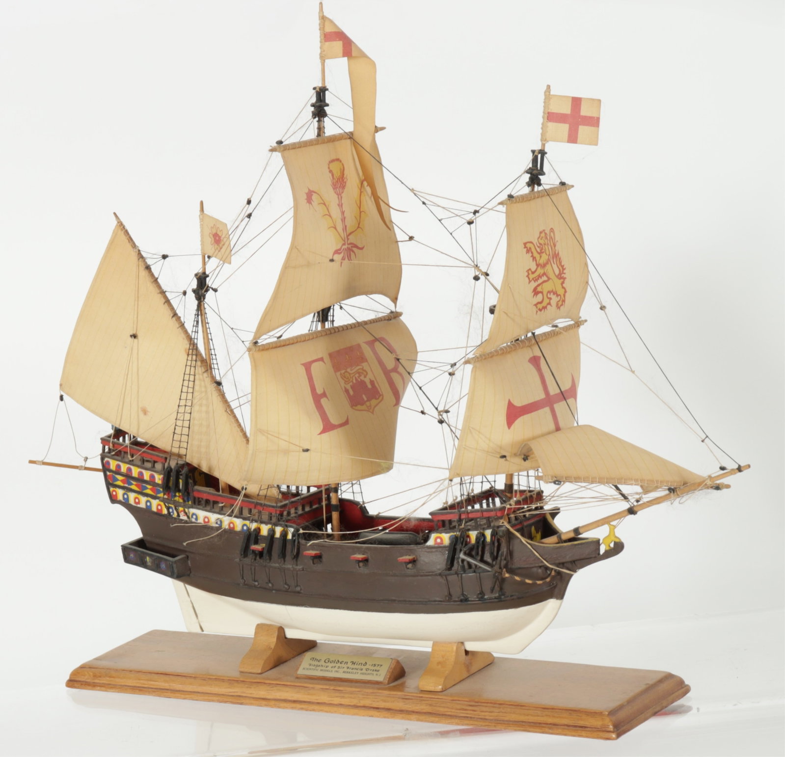 Four 20th C. Ship Models - 7