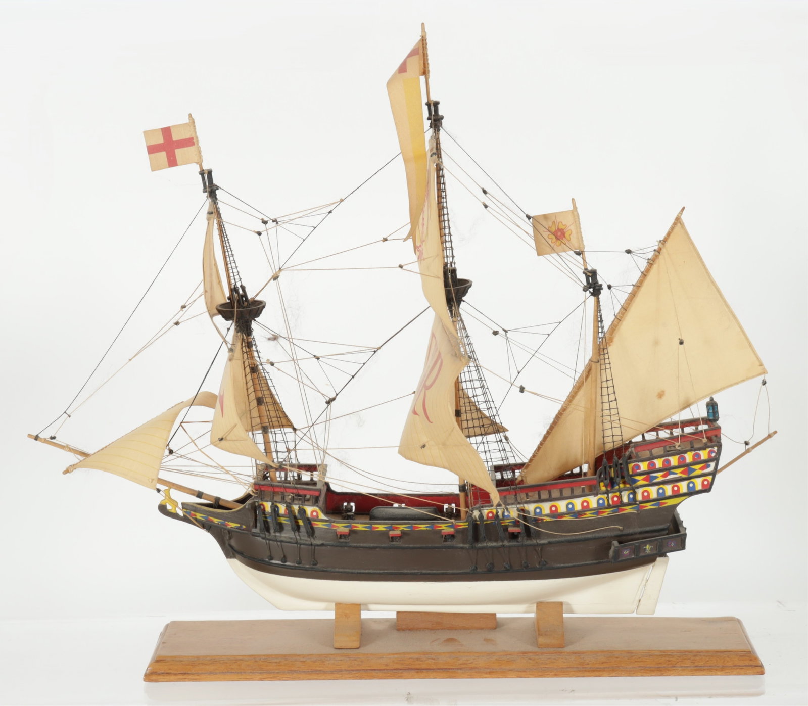 Four 20th C. Ship Models - 9