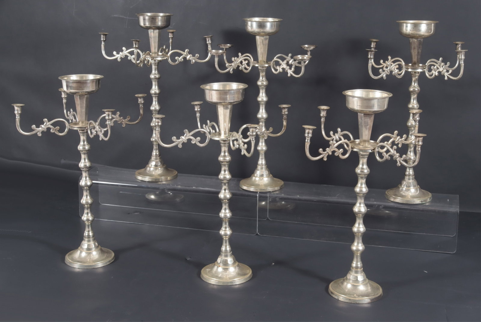 Group of Large Centerpiece Candelabra (1 of 8)