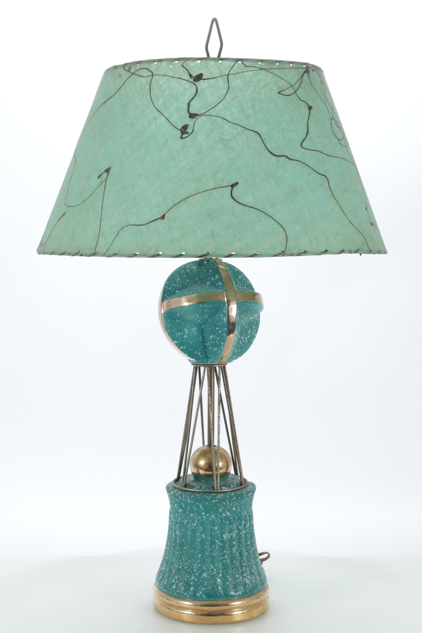 Mid-Century Ceramic Satellite Table Lamp (1 of 7)